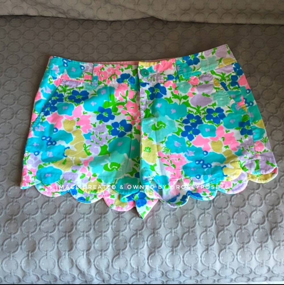Lilly Pulitzer Floral Buttercup Shorts